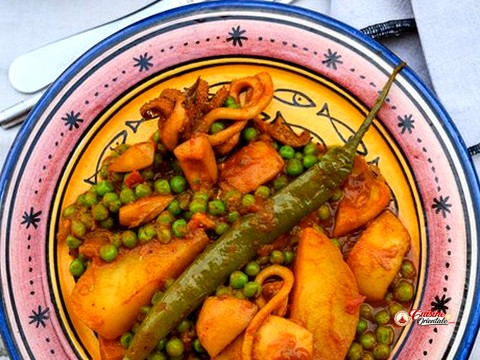 Malga de petits pois