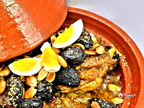 Tajine aux pruneaux marocain