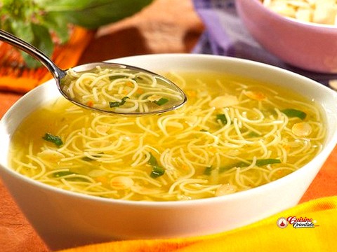 soupe aux vermicelles ( sauce blanche ).
