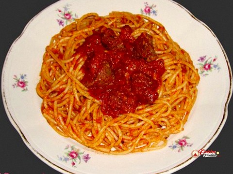 spaghetti aux chevrettes