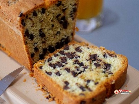 Cake aux pépites de chocolat