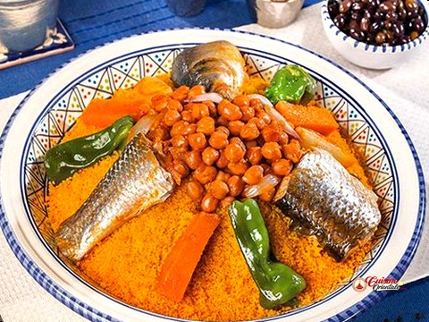 Couscous aux poissons ( dorade)