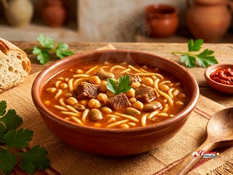 graitlia typique de annaba pâtes genre hlelem de tunis