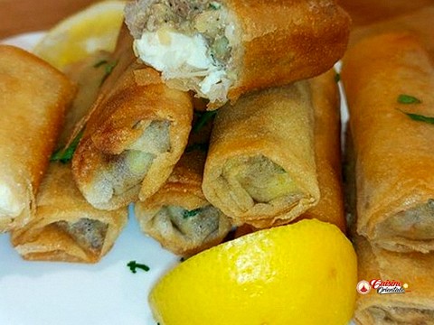 bourek au pomme de terre et viande haché