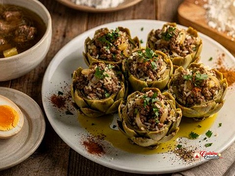 Dolmat el karnoun, artichaut farcis