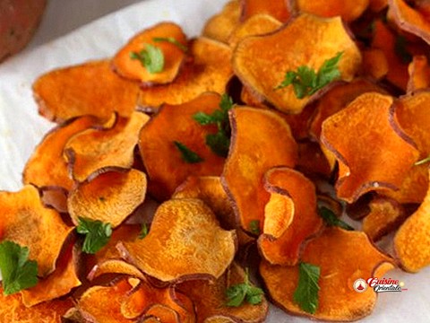 Chips de patates douces façon grand-mère