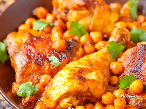 poulet aux pois chiche