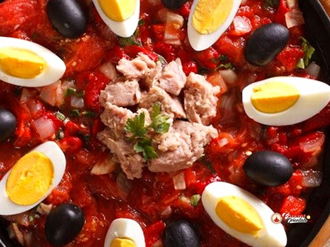 Salade mechwiya traditionnelle