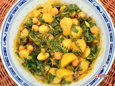 pomme de terre au pois chiche