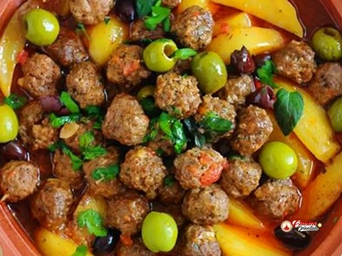 Tajine de boulettes de viande
