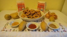 Beignet de pomme de terre salé