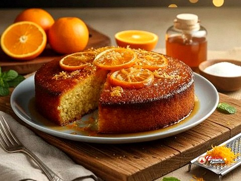 Gateau de semoule à l'orange