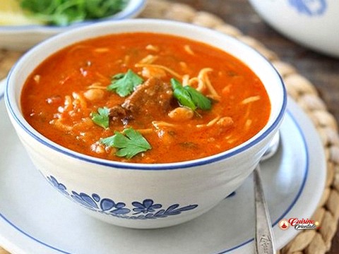 Soupe à la semoule (lehrira)