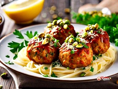 Boulettes de poulet aux pistaches