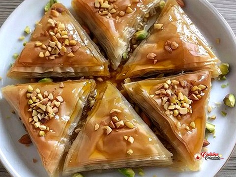 Baklawas noix-pistaches