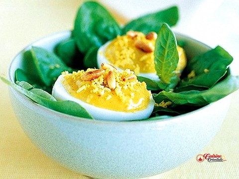 Oeufs frits au cumin