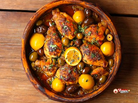 Saute de mouton aux citrons confit