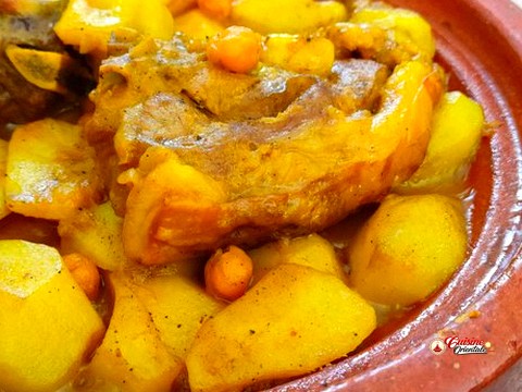 Tagine d agneau aux topinambours