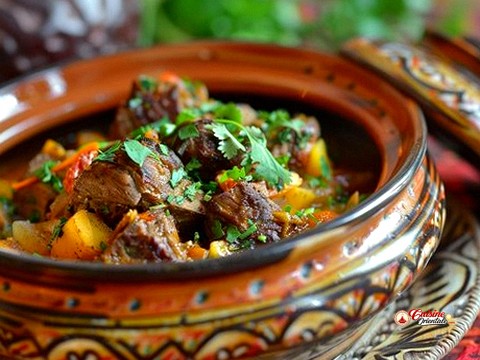 Tajine d'agneau makfoul