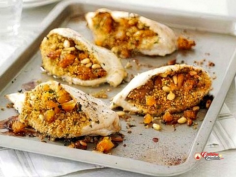 Blanc de poulet farci
