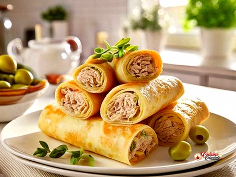Crepes aux thon