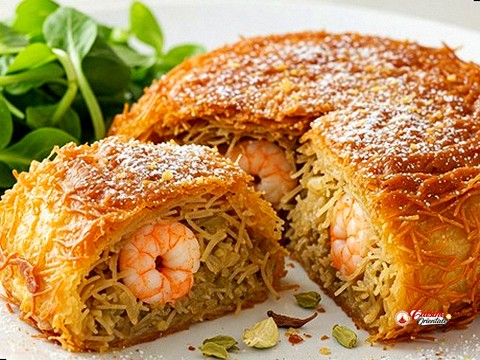 Pastilla aux crevettes