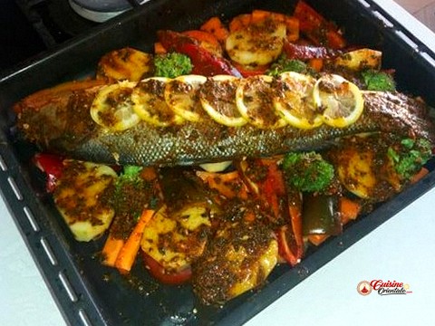 Poissons aux four