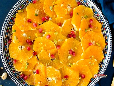 Salade d'oranges à la cannelle