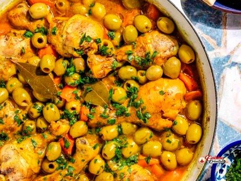 Tadjine aux olives (tadjine el zeytoune)