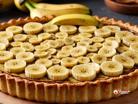 Tarte confite à la banane