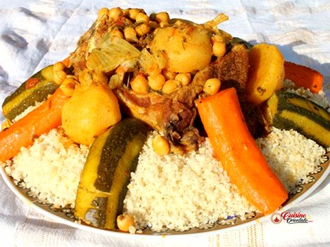 Couscous montagnard blanc au boeuf