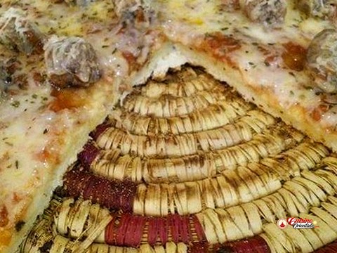 Pizza au tadjine
