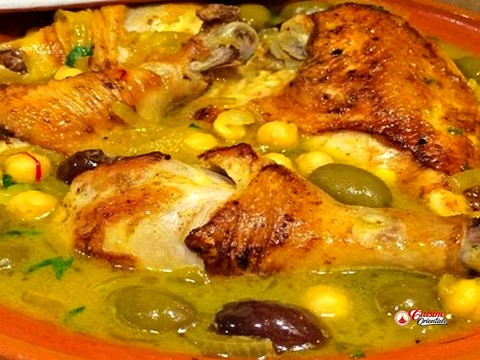 Tajine aux chicons olives citrons