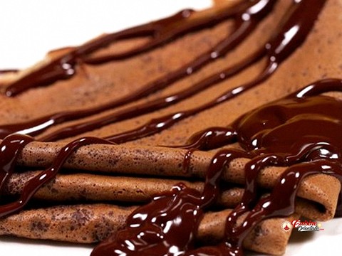 Crepe au chocolat