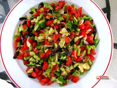 Salade d'aubergine (bit injala)