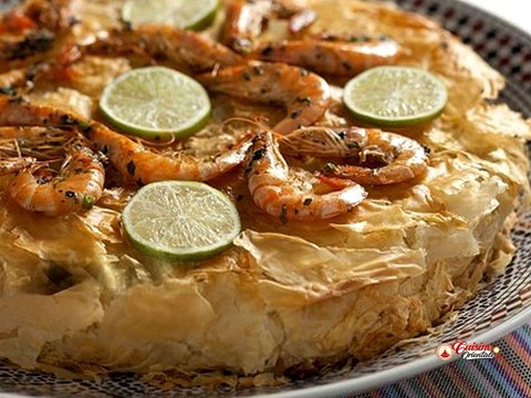 Pastilla aux fruits de mer