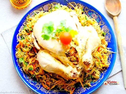 Poulet à la vapeur